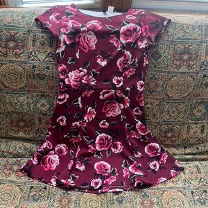 Pink Floral H&M Y2K Dress